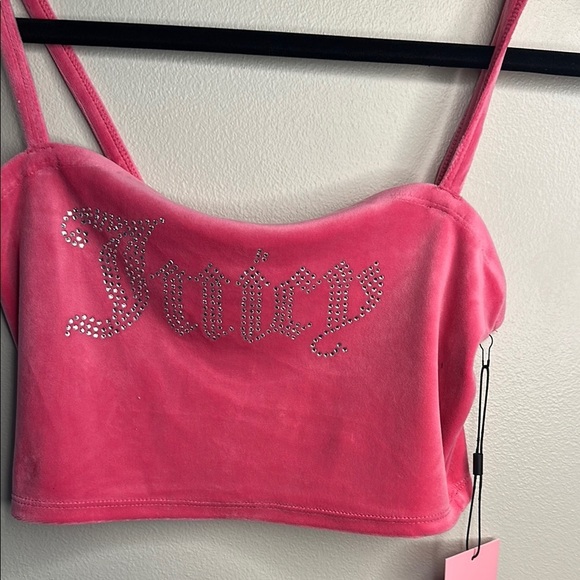 Juicy Couture Pink Velvet Tank Top - Picture 3 of 5